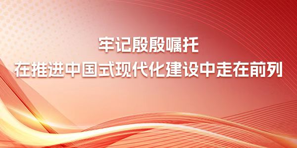  牢記殷殷囑托 在推進中國式現代化建設中走在前列